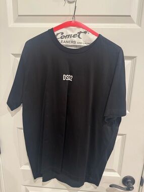 DSQUARED2 Black Logo Short Sleeve Tee